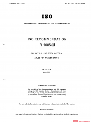 ISO/R 1005-3:1969 PDF