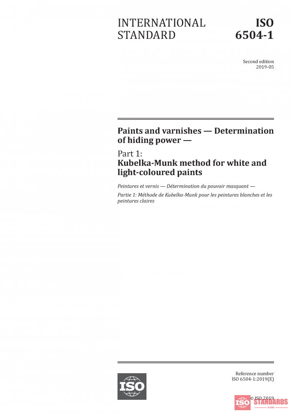 ISO 6504-1:2019 PDF