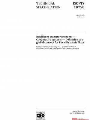 ISO/TS 18750:2015 PDF