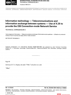 ISO/IEC 8878:1992/COR3:1996 PDF