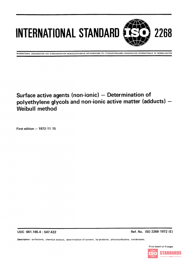 ISO 2268:1972 PDF