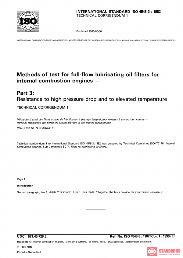 ISO 4548-3:1982/Cor 1:1990 PDF