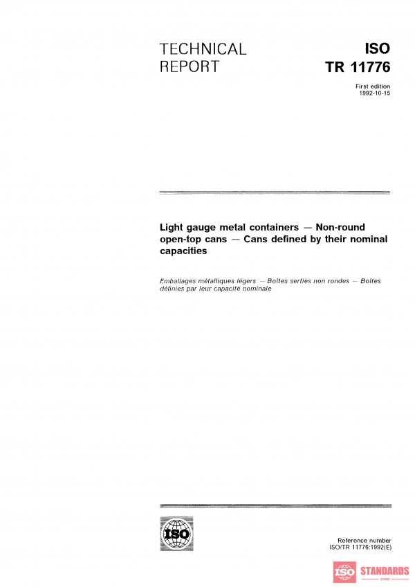ISO/TR 11776:1992 PDF