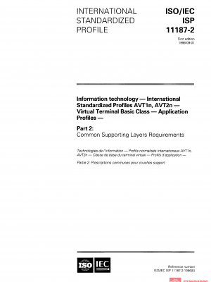 ISO/IEC ISP 11187-2:1996 PDF