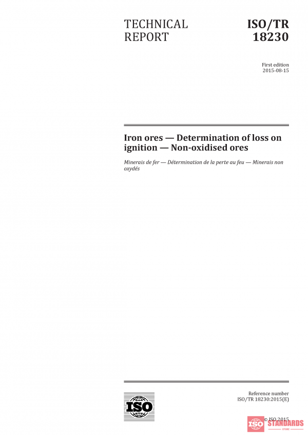 ISO/TR 18230:2015 PDF