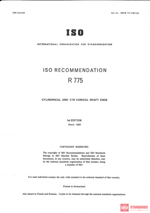 ISO/R 775:1969 PDF