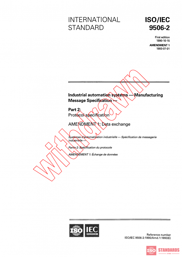 ISO/IEC 9506-2:1990/AMD1:1993 PDF