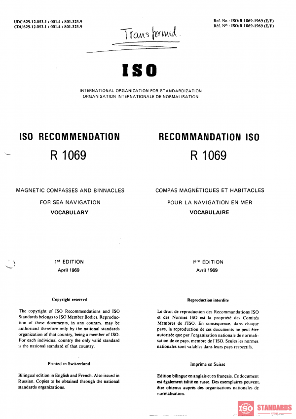 ISO/R 1069:1969 PDF