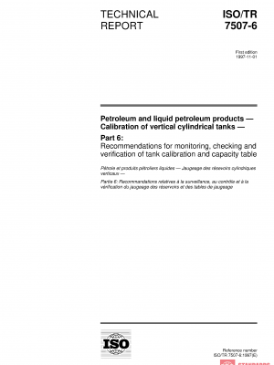 ISO/TR 7507-6:1997 PDF