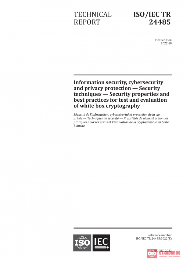 ISO/IEC TR 24485:2022 PDF